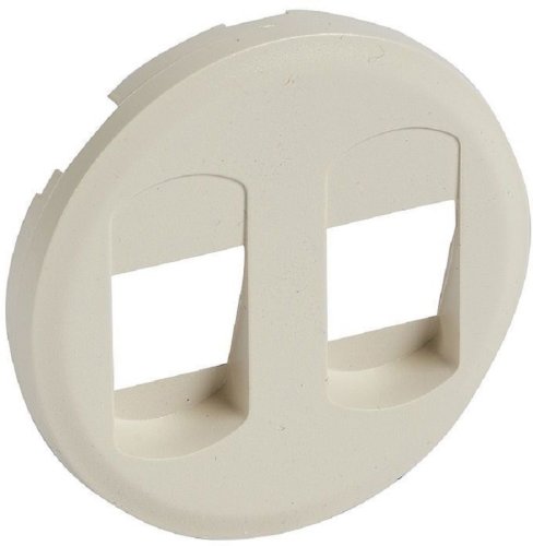 Лицевая панель Legrand Celiane для 2-м. розетки аудио слоновая кость  картинка